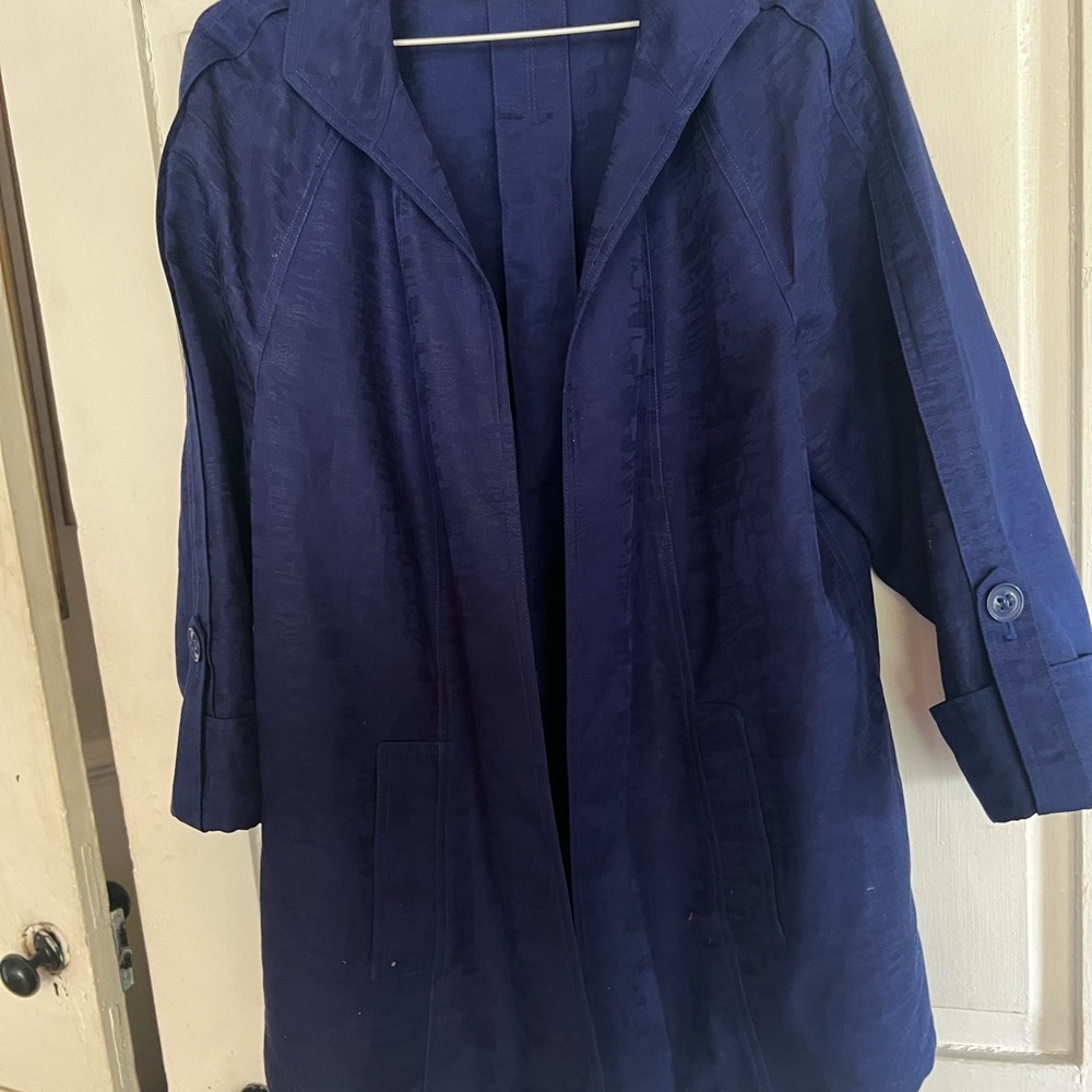 Peter Nygard Blue (Royal) Blazer Jacket Size Large